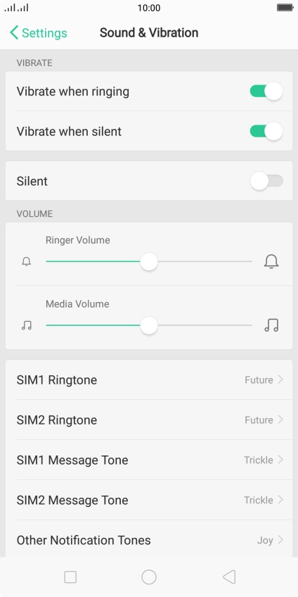 Press ‹SIM› Ringtone. Press ‹SIM› Ringtone.