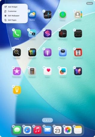 Press Add Widget.