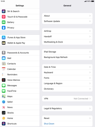 Press Touch ID & Passcode.