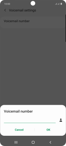 Key in (prefix) 5 (your phone number) and press OK. Key in (prefix) 5 (your phone number) and press OK.