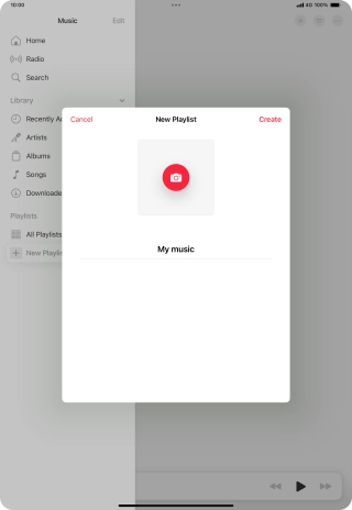 Press Create. Press Create.