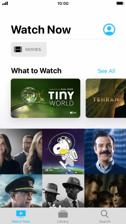 Press the Home key to return to the home screen.