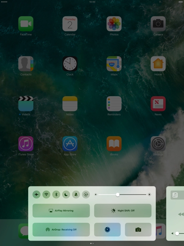 Press the silent mode icon to turn the function on or off. Press the silent mode icon to turn the function on or off.