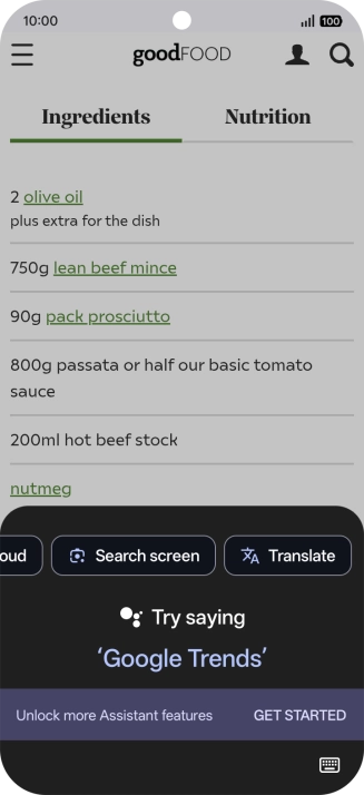 Press Translate.