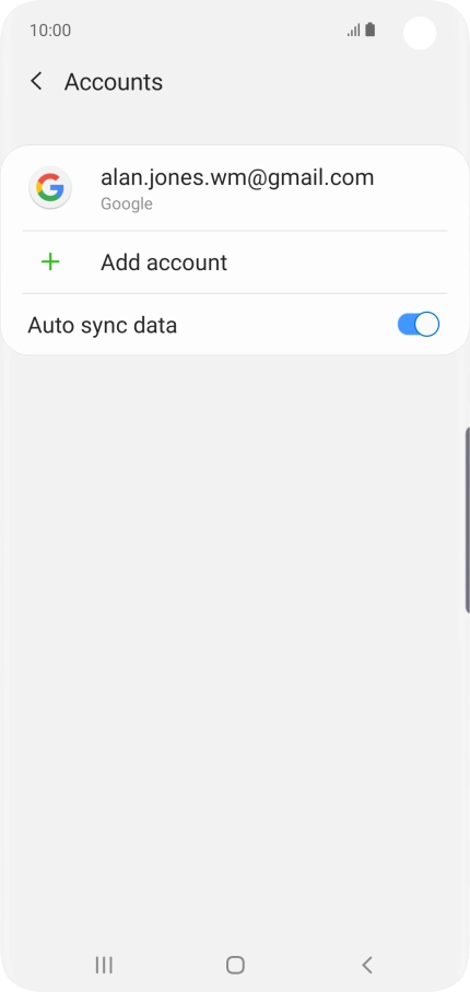 Press the Home key to return to the home screen.
