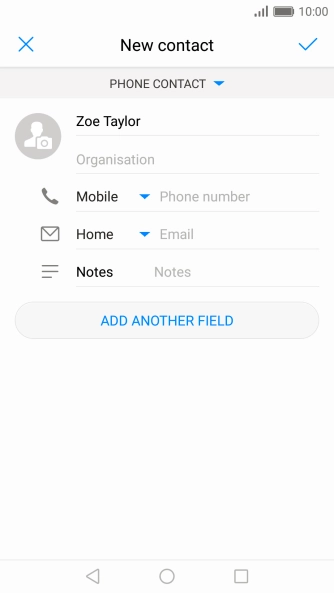 Press Phone number and key in the required phone number. Press Phone number and key in the required phone number.