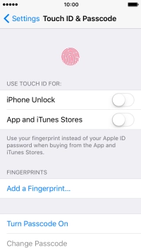 Press Add a Fingerprint... and follow the instructions on the screen to add your fingerprint. Press Add a Fingerprint... and follow the instructions on the screen to add your fingerprint.