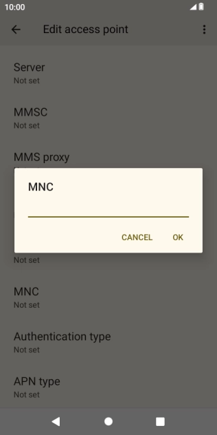 Key in 03 and press OK. Key in 03 and press OK.