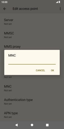 Key in 03 and press OK. Key in 03 and press OK.