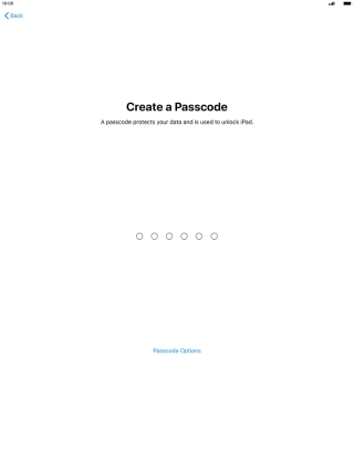 Press Passcode Options.