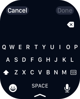 Press the microphone icon to turn on voice input. Press the microphone icon to turn on voice input.