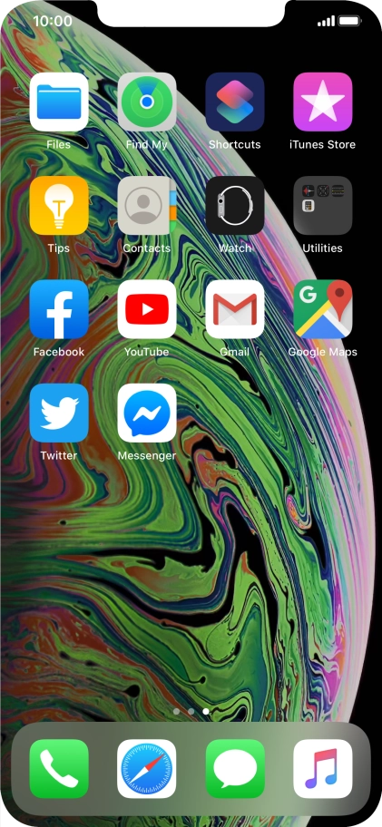 Press and hold any app. Press and hold any app.