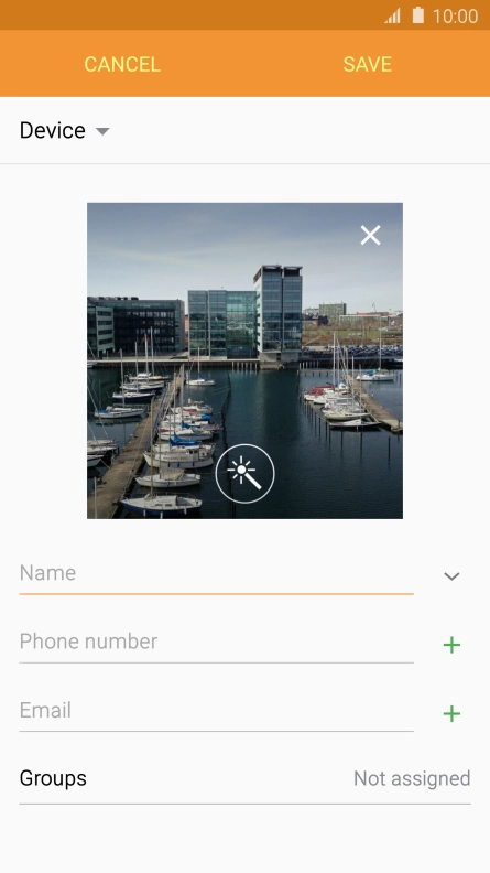 Press Name and key in the required name. Press Name and key in the required name.