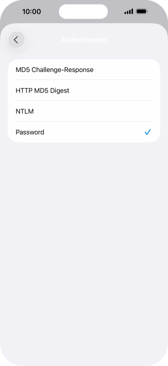 Press Password.