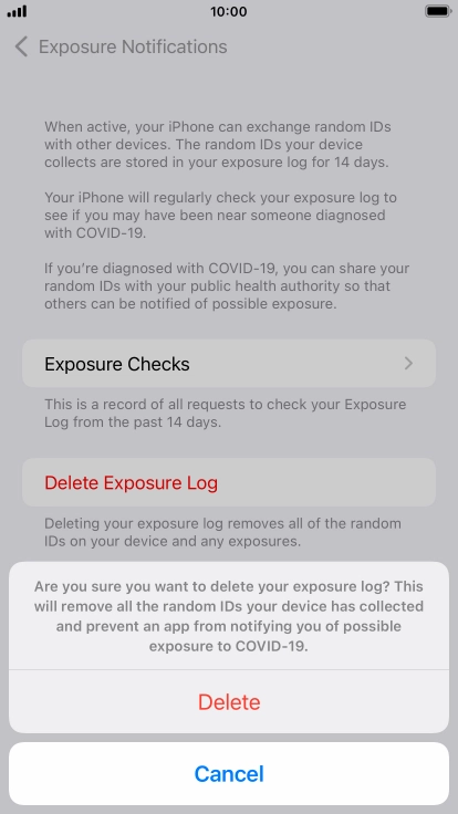 Press Delete. Press Delete.