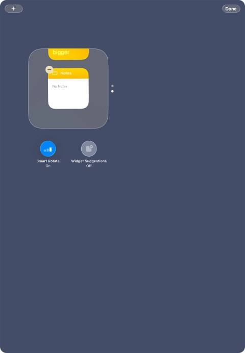 Press Smart Rotate to turn the function on or off.