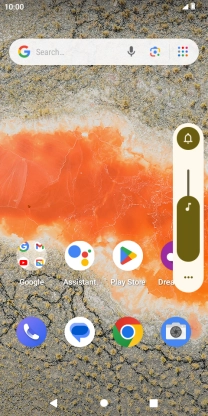 Press the sound mode icon. Press the sound mode icon.