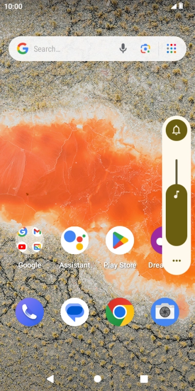 Press the sound mode icon. Press the sound mode icon.