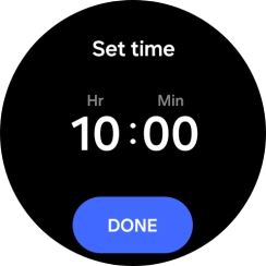 Slide your finger up or down on the screen to set the required time. Slide your finger up or down on the screen to set the required time.