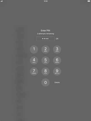 Key in your PIN and press OK.