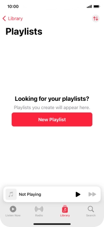 Press New Playlist.