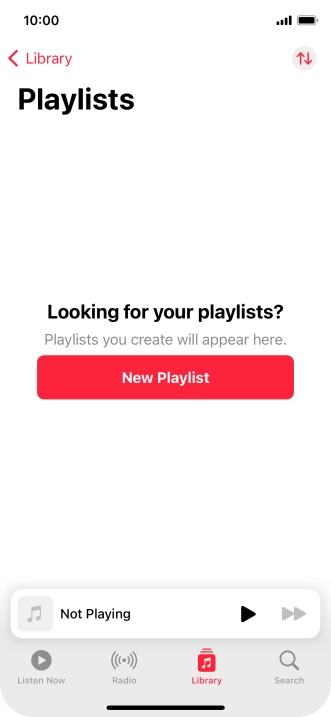 Press New Playlist.