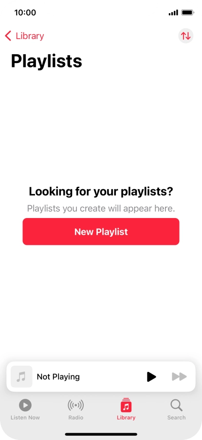 Press New Playlist.