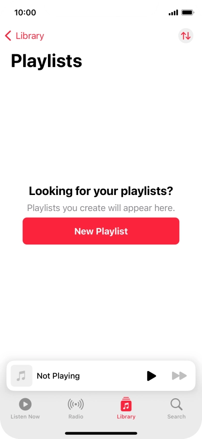 Press New Playlist.