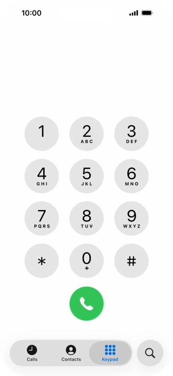 Key in **21*+61414121121# and press the call icon.