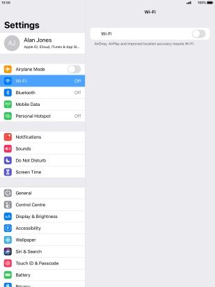 Press the indicator next to Press the indicator next to