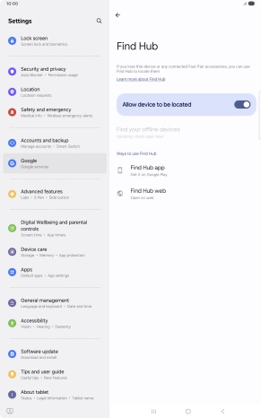 Press the Home key to return to the home screen.
