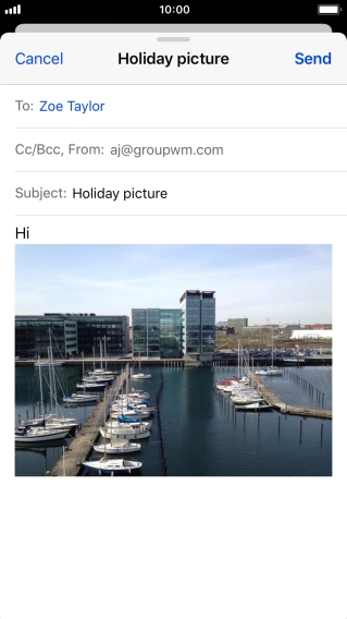 Press Send.