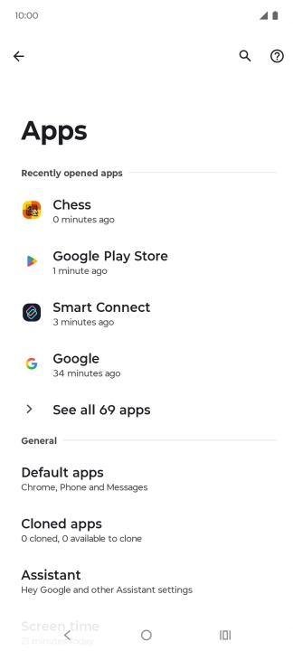 Press See all apps.