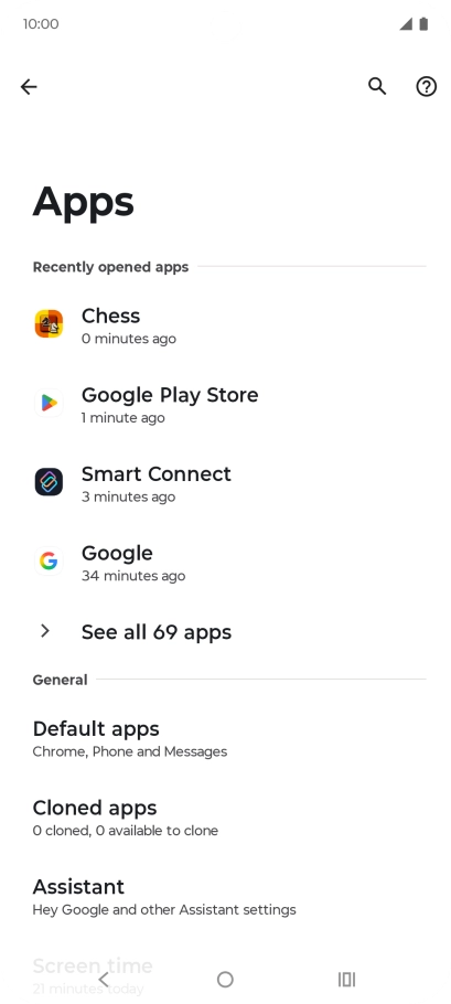 Press See all apps.