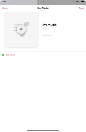 Press Add Music.