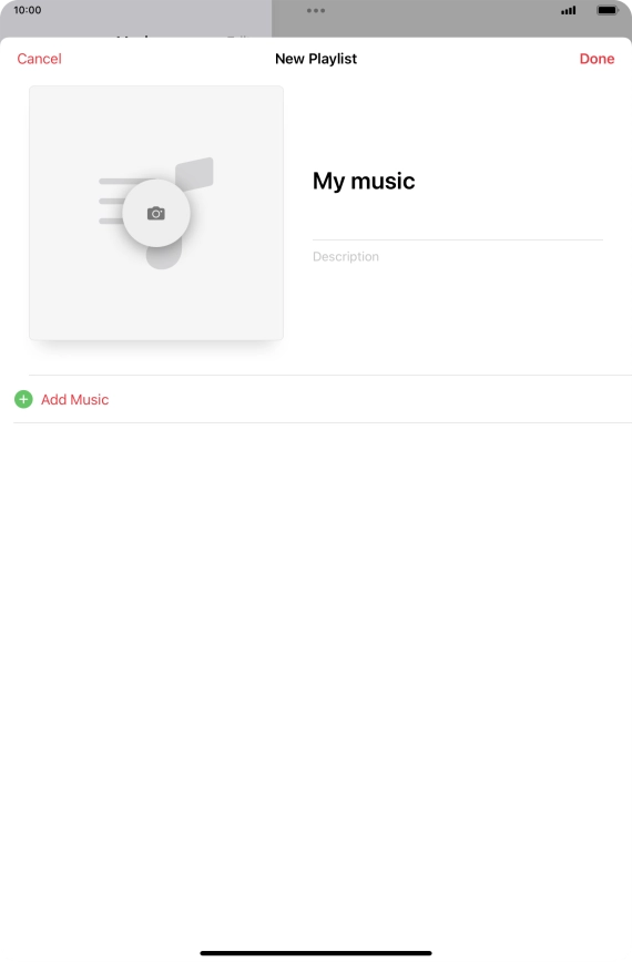 Press Add Music.