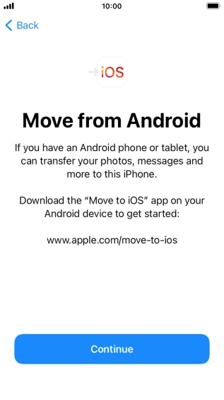 To transfer content to your phone, you need to install the app To transfer content to your phone, you need to install the app