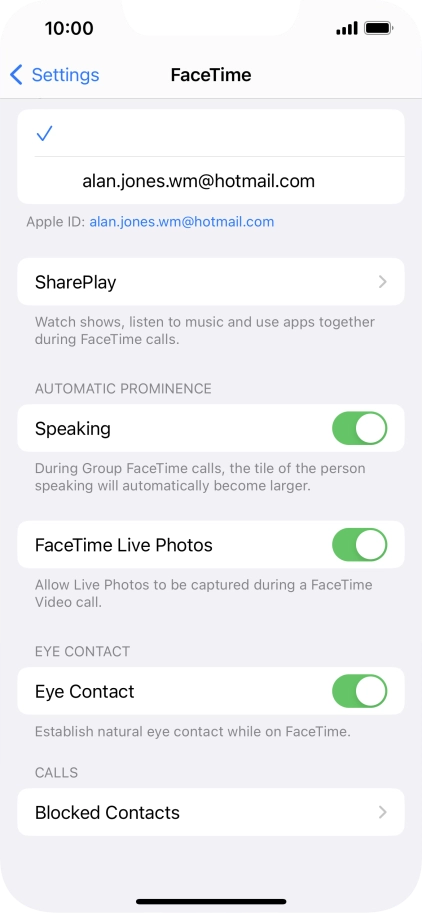 Press SharePlay.