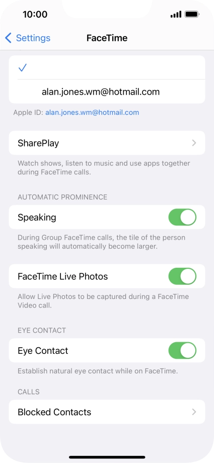 Press SharePlay.