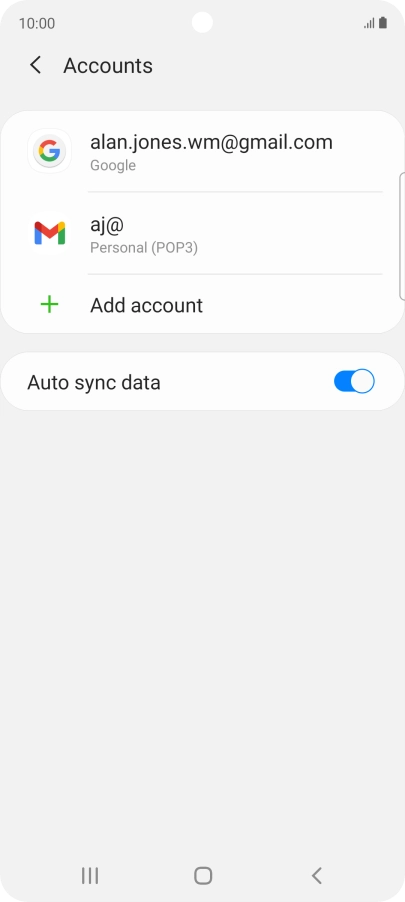Press the Home key to return to the home screen.