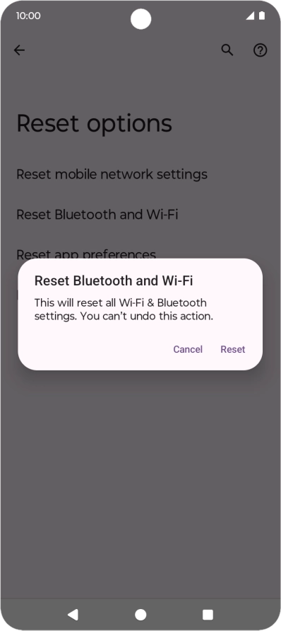 Press Reset.