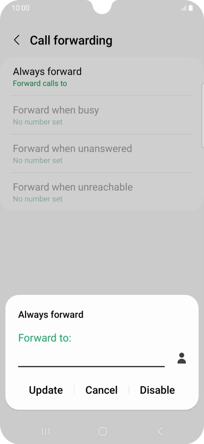 Press Disable.