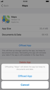Press Offload App.