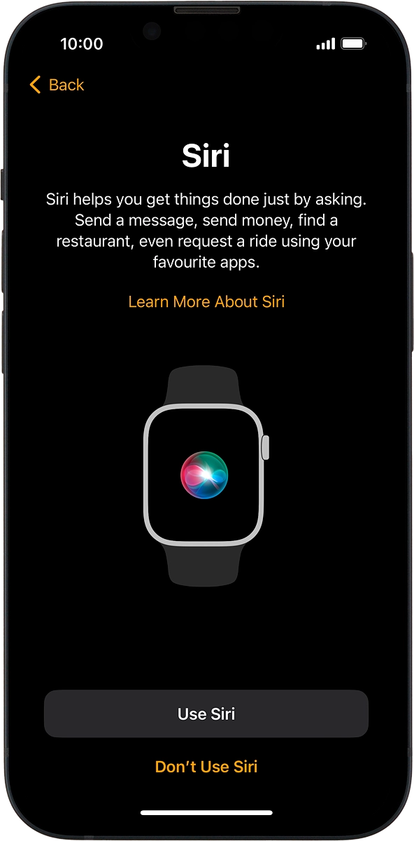 On your phone: Press the required setting.