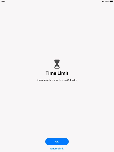 Press Ignore Limit. Press Ignore Limit.