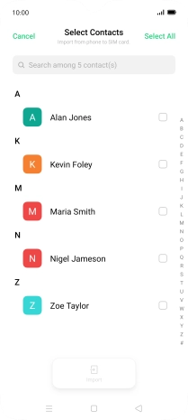 Press Select All. Press Select All.
