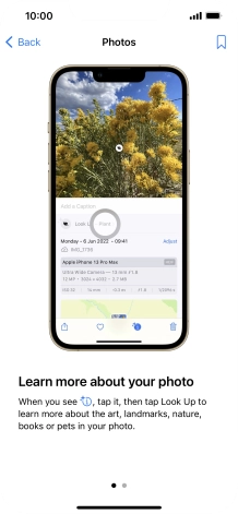 Slide your finger upwards starting from the bottom of the screen to return to the home screen.