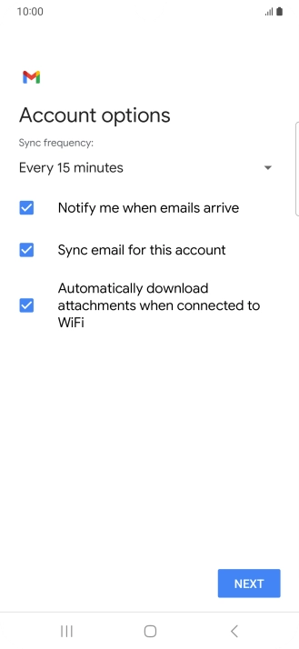 Press the drop down list below 