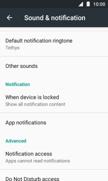Press App notifications. Press App notifications.