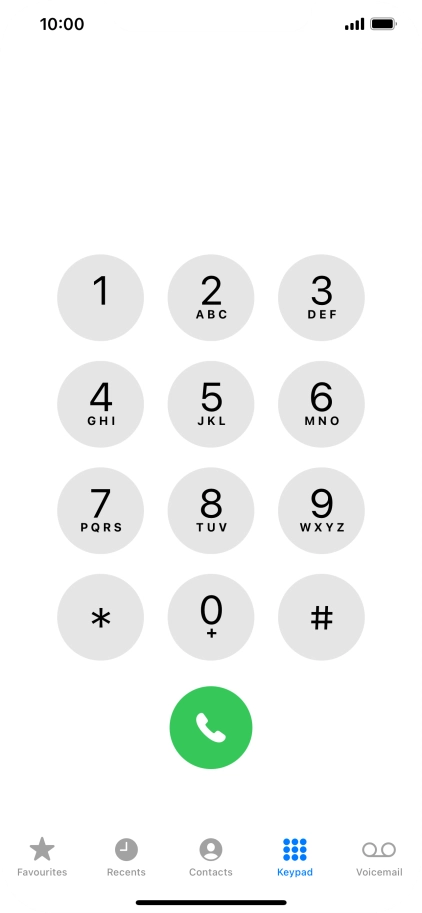 Press Keypad.